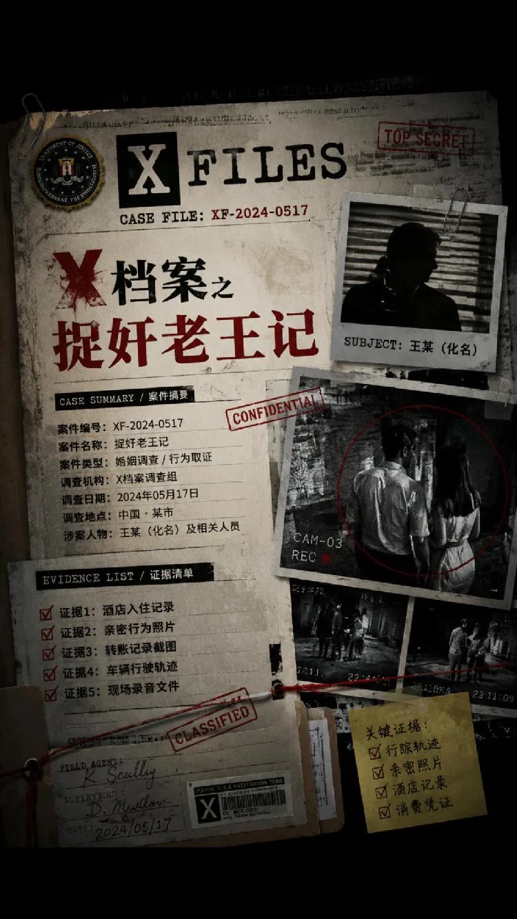 《X档案之捉奸老王记》 单体作品(全1集) 海报