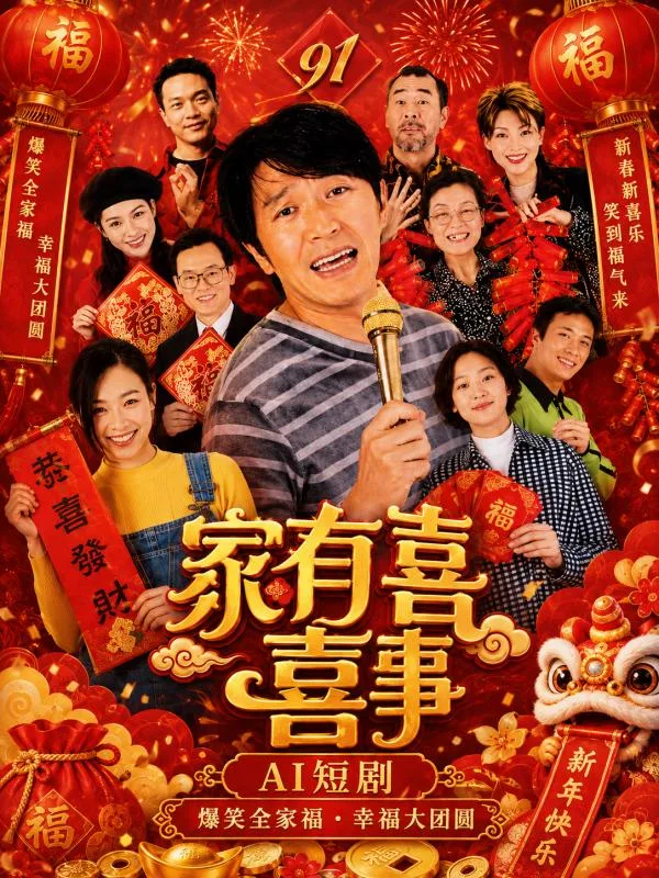 家有喜事 黎姿 吴倩莲 钟丽缇 谢可可 豪门风云AI短剧深夜连看 四大港风极品女神极致风情 海报