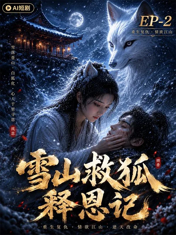 雪山救狐榨恩记 狐妖恩人雪夜激情榨取 AI短剧 奇幻情欲全集 海报
