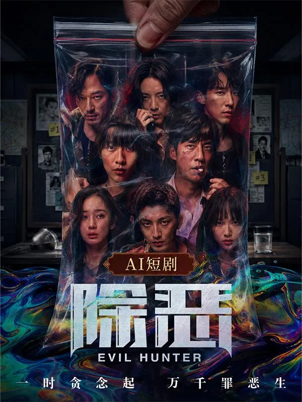 除恶 ai短剧 命中注定的纠缠让两人从仇恨慢慢变成互相依赖的暧昧故事 海报