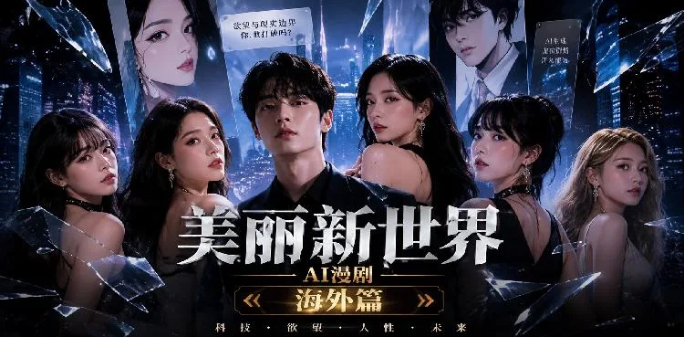 美丽新世界 真人版 AI短剧 美丽新世界 美丽新世界 真人版这次剧情发展太吸引人了 ai漫剧 海报